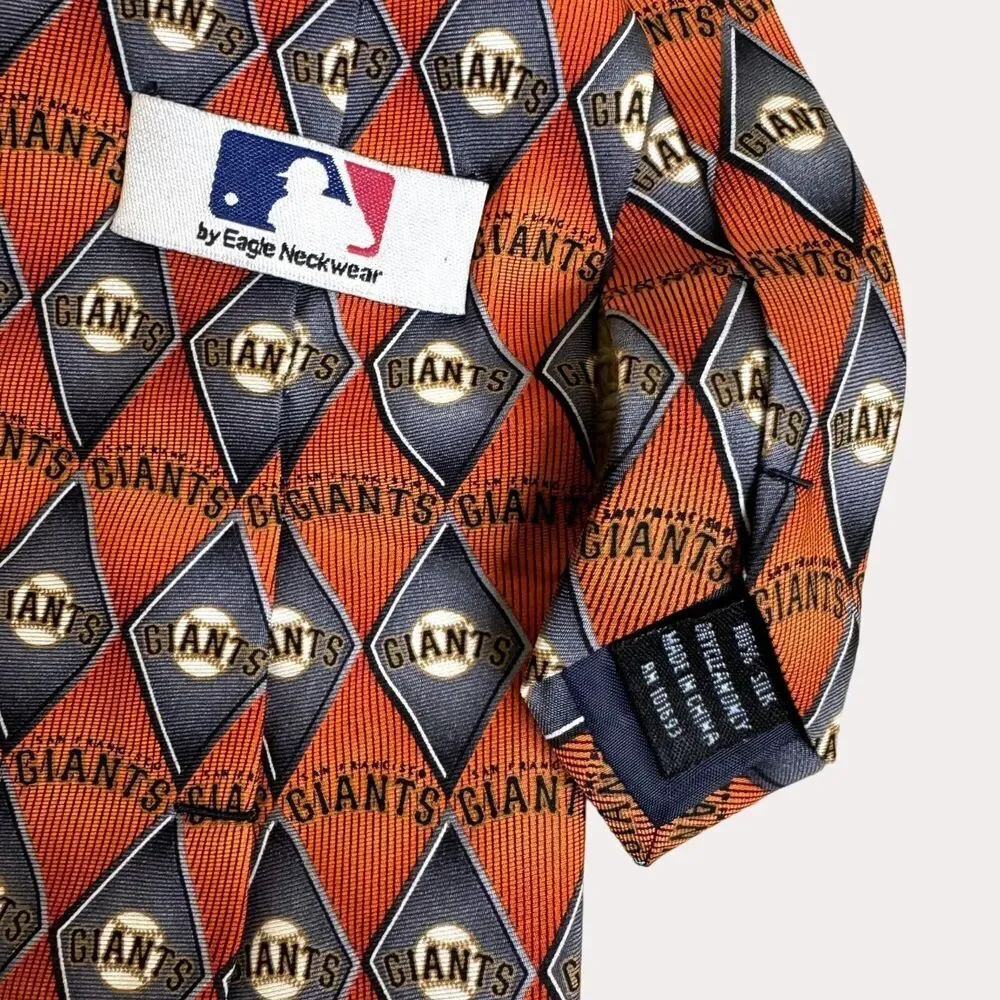 Eagle Neckwear MLB San Francisco Giants Silk Neck Tie Mens Diamond bv